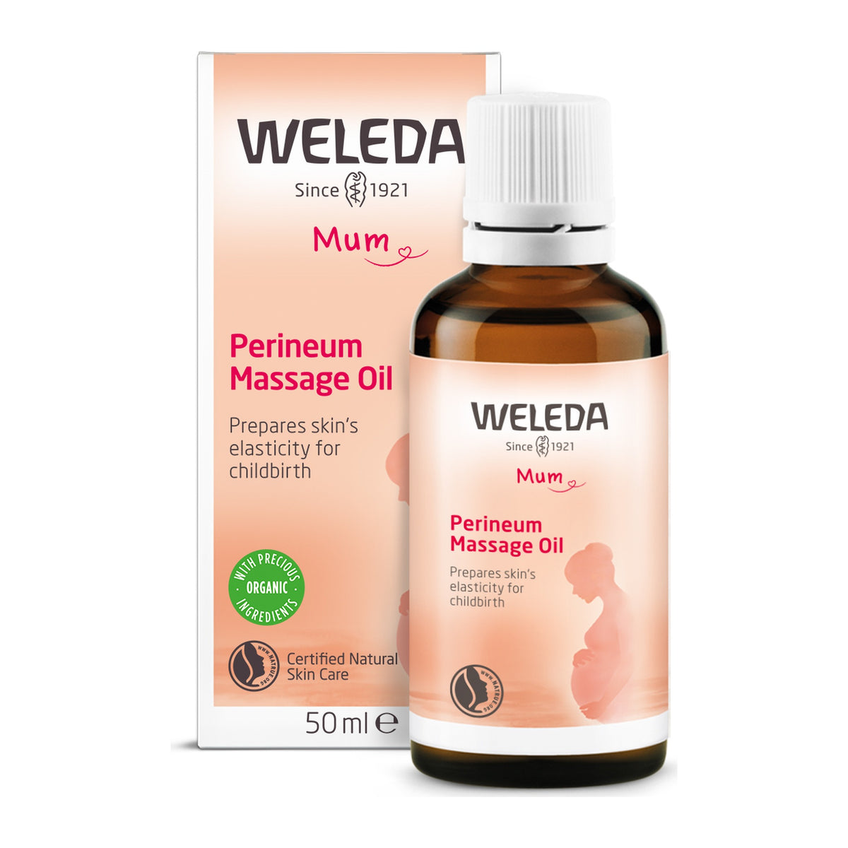 Weleda Perineum Massage Oil 50ml, pack detail