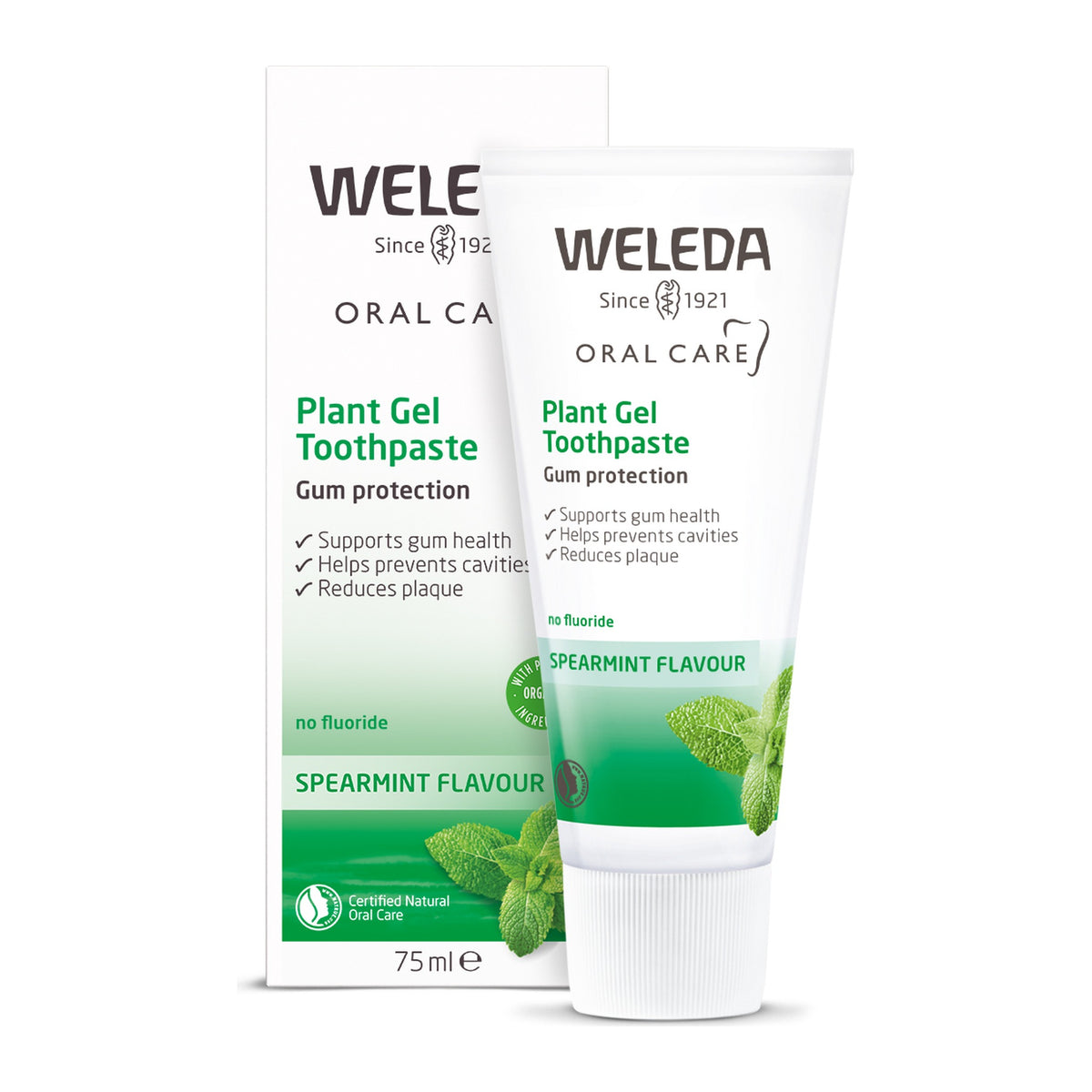 Weleda Plant Gel Toothpaste 75ml, pack detail