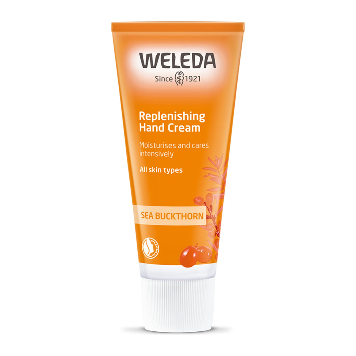 Weleda Replenishing Hand Cream - Sea Buckthorn 50ml, front of pack