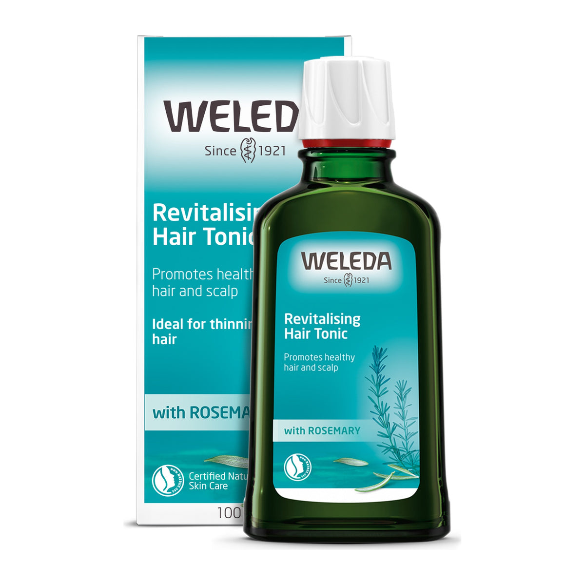Weleda Revitalising Hair Tonic 100ml, pack detail