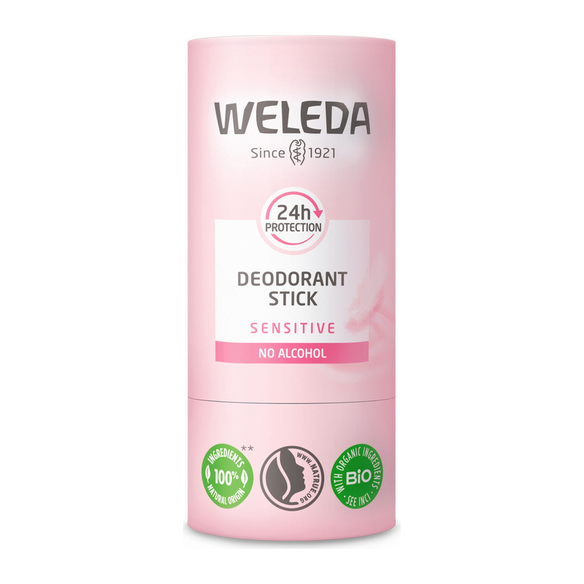 Weleda Sensitive Deodorant Stick 50g, front of pack