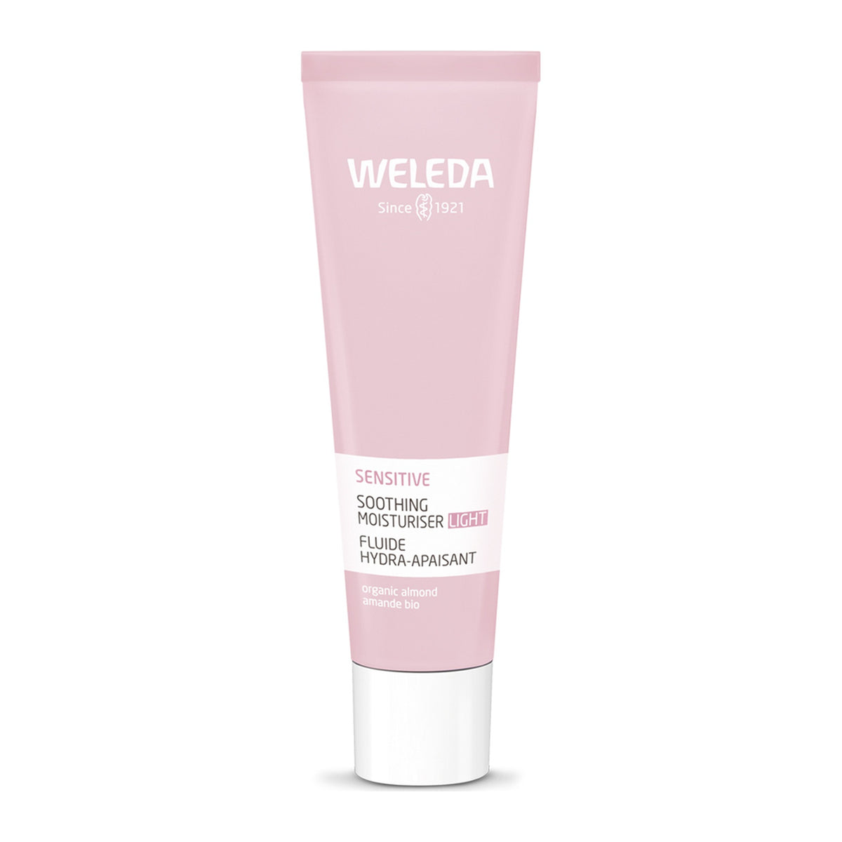 Weleda Sensitive Soothing Moisturiser(Light) Almond 30ml, front of pack