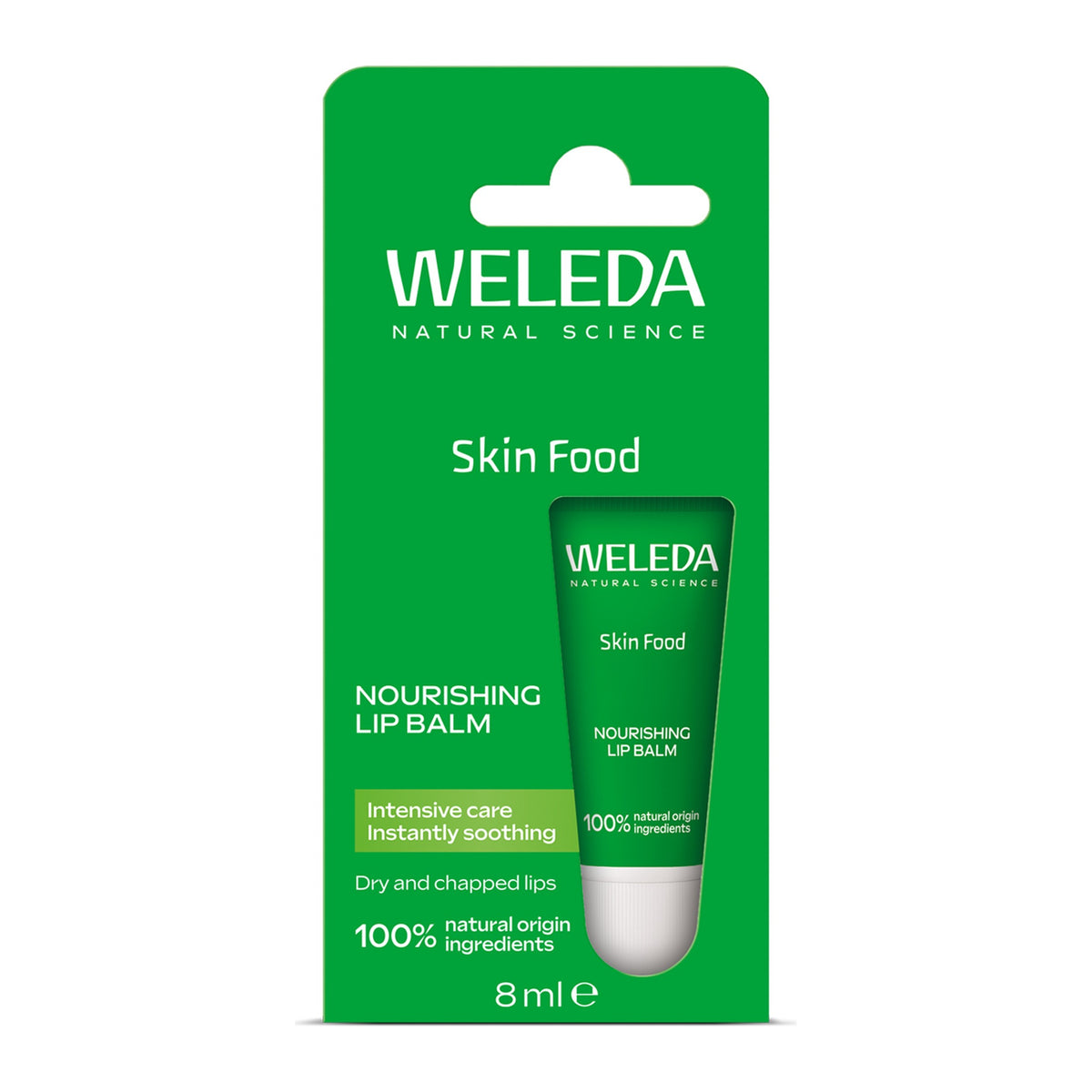 Weleda Skin Food Lip Balm 8ml, pack detail