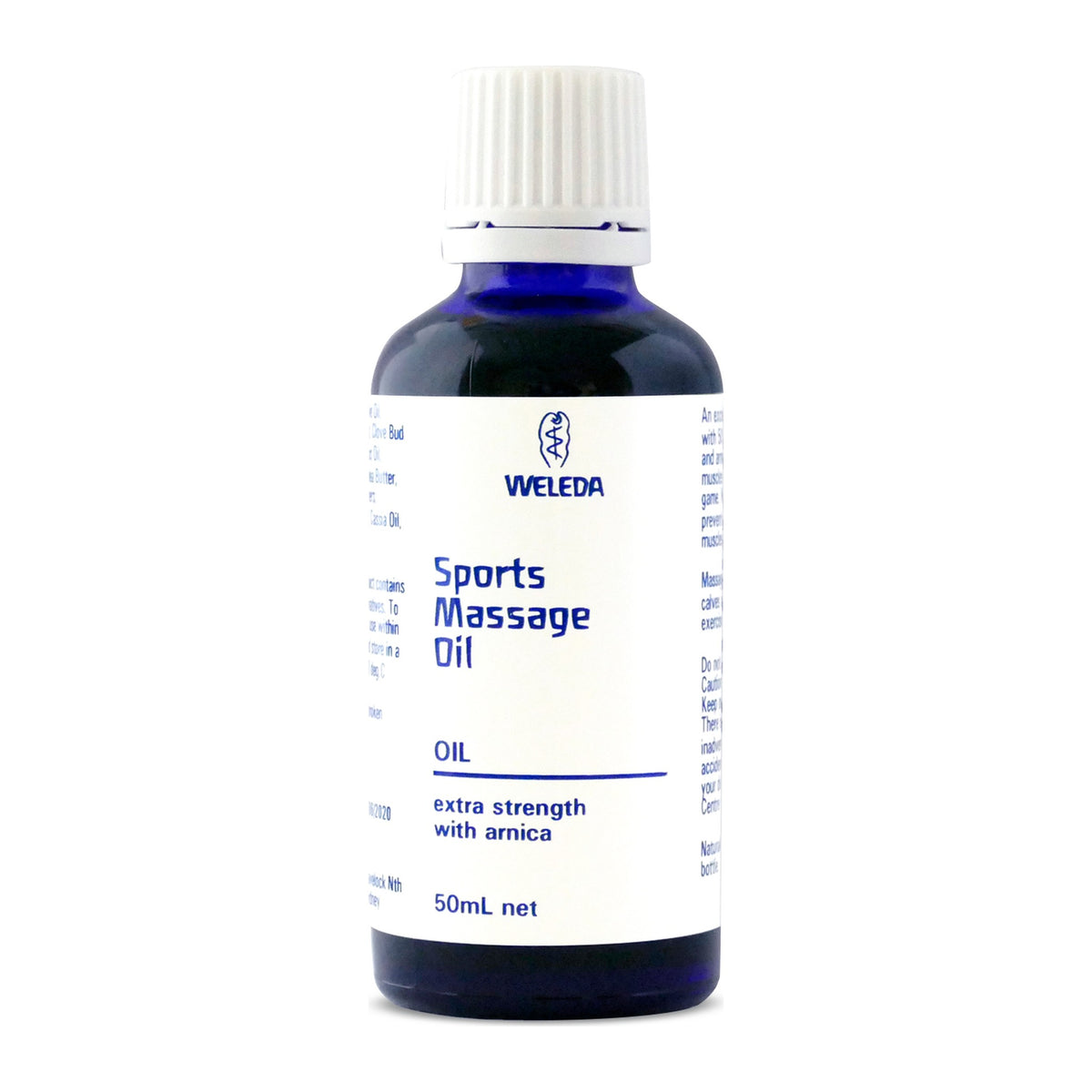 Weleda Sports Massage Oil (Arnica Extra Strength) 50ml, front of pack