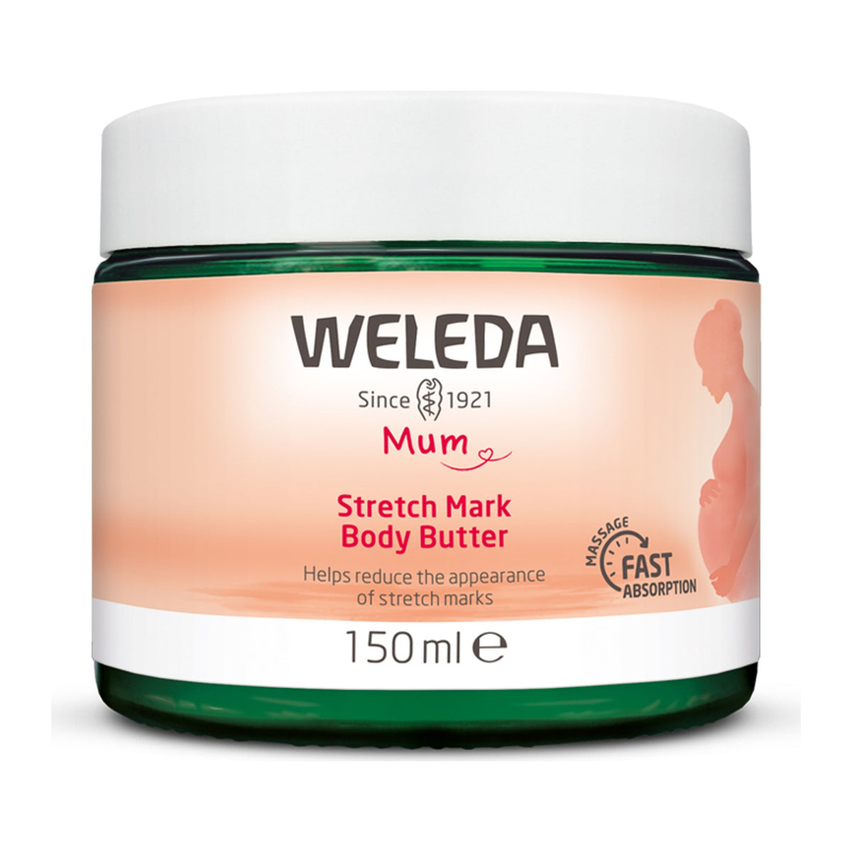 Weleda Stretch Mark Body Butter 150ml, front of pack
