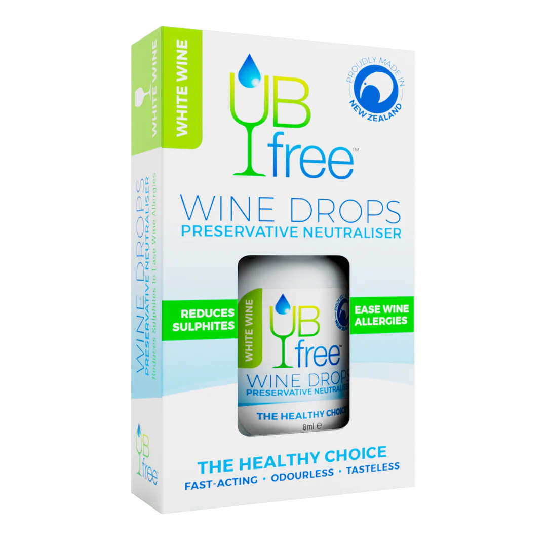 Image of UB free White Wine Drops 8ml in box