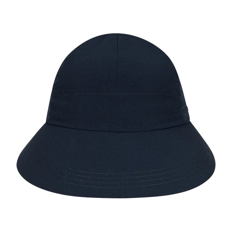 Kooringal Women's Bow Cap Poppy in Navy, view 2