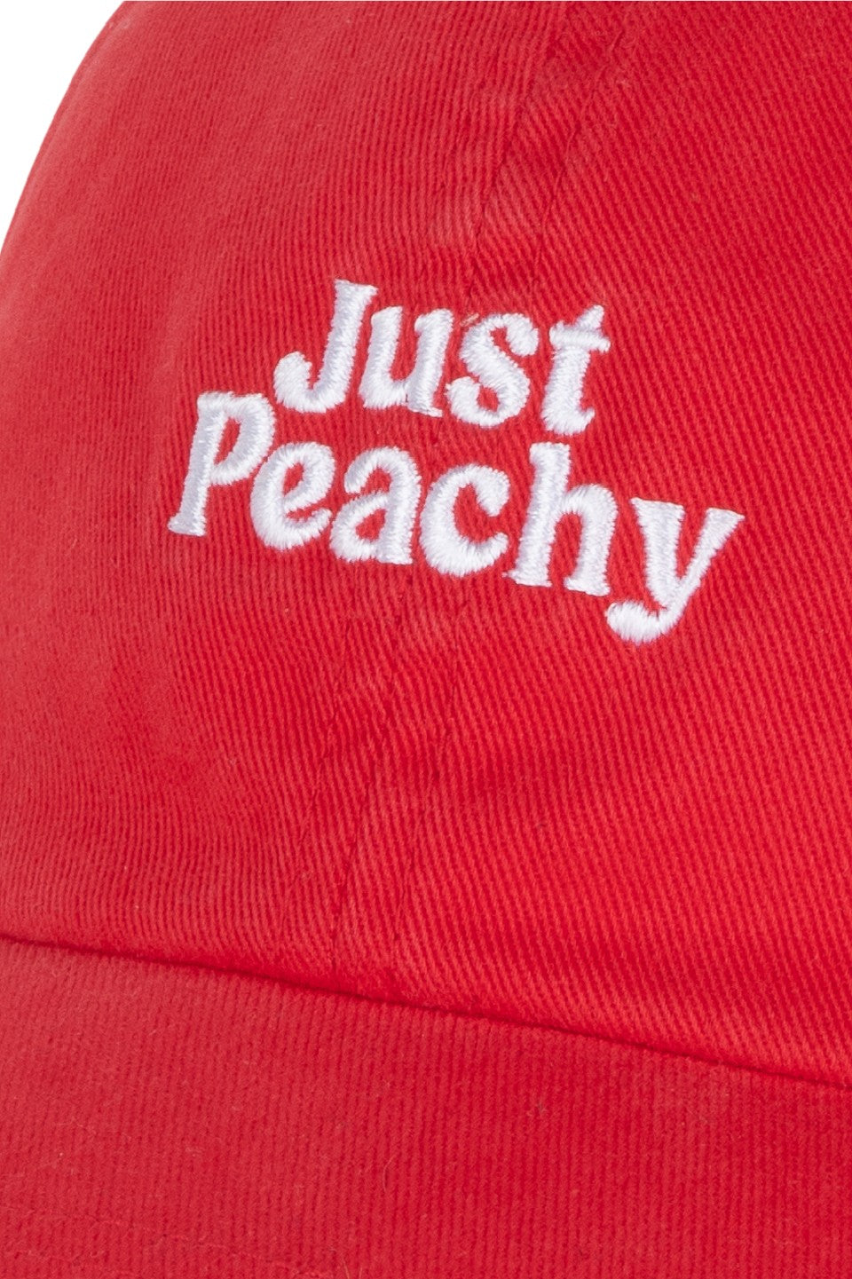 Kooringal Women's Dad Cap Slogan Bay in Red, view 3