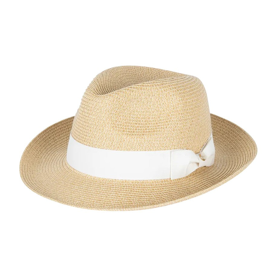 Kooringal Women's Fedora Hat Mosman in Natural, front