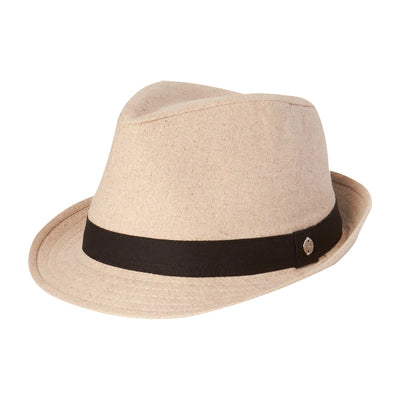 Kooringal Women's Fedora Hat Pippa in Stone, front