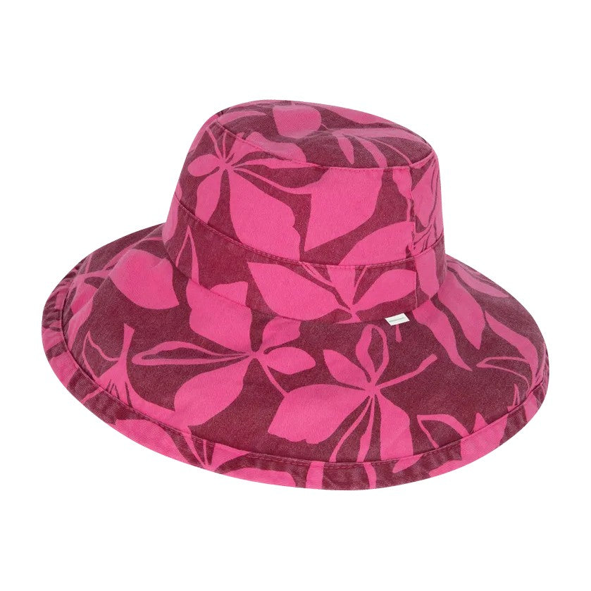 Kooringal Women's Floppy Hat Coral Bay in Red, front