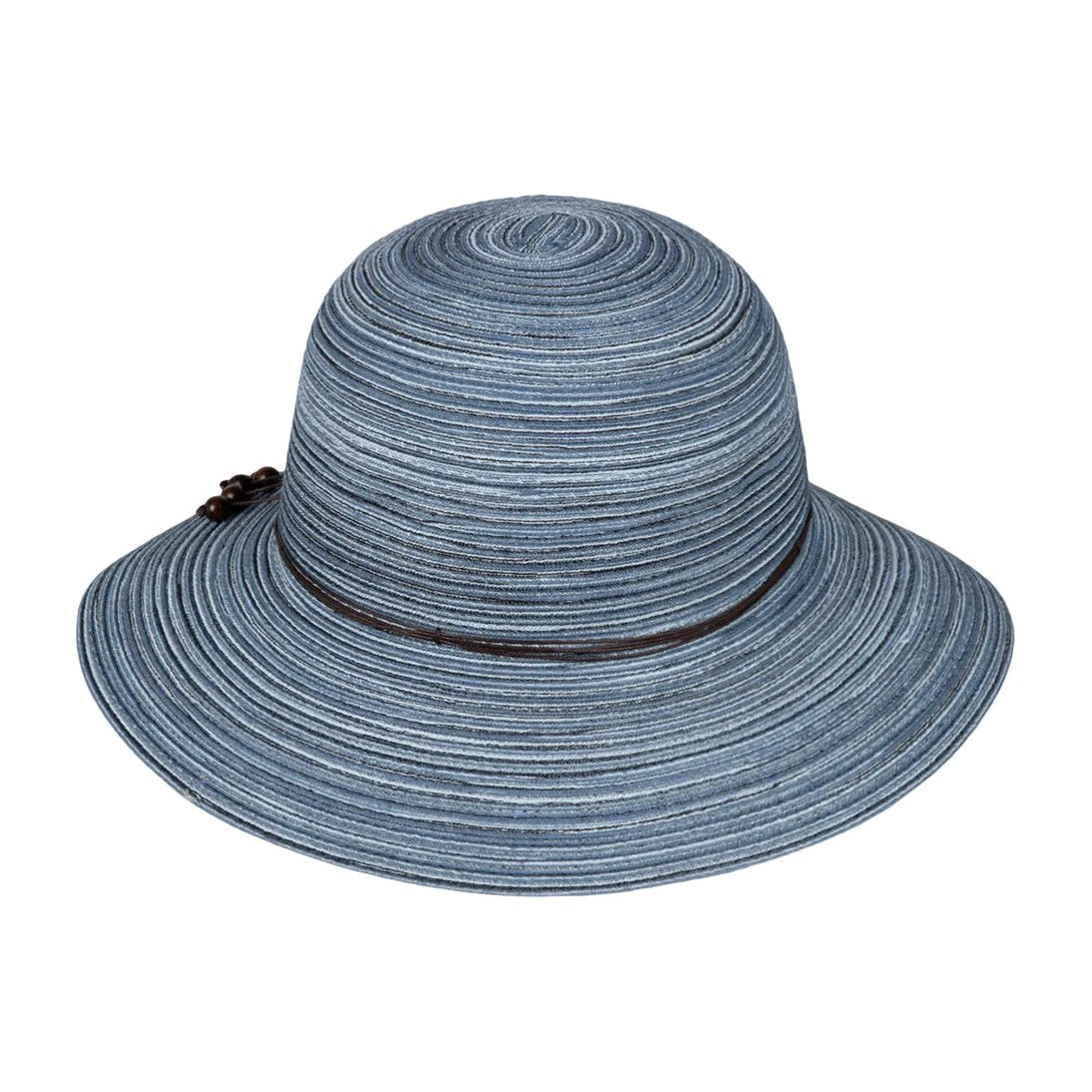 Kooringal Women's Short Brim Hat Sophia in Denim, front