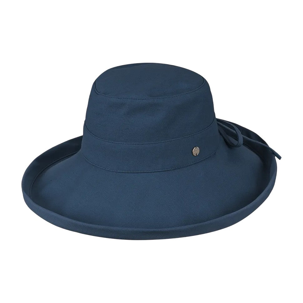 Kooringal Women's Upturn Hat Noosa in Navy, front