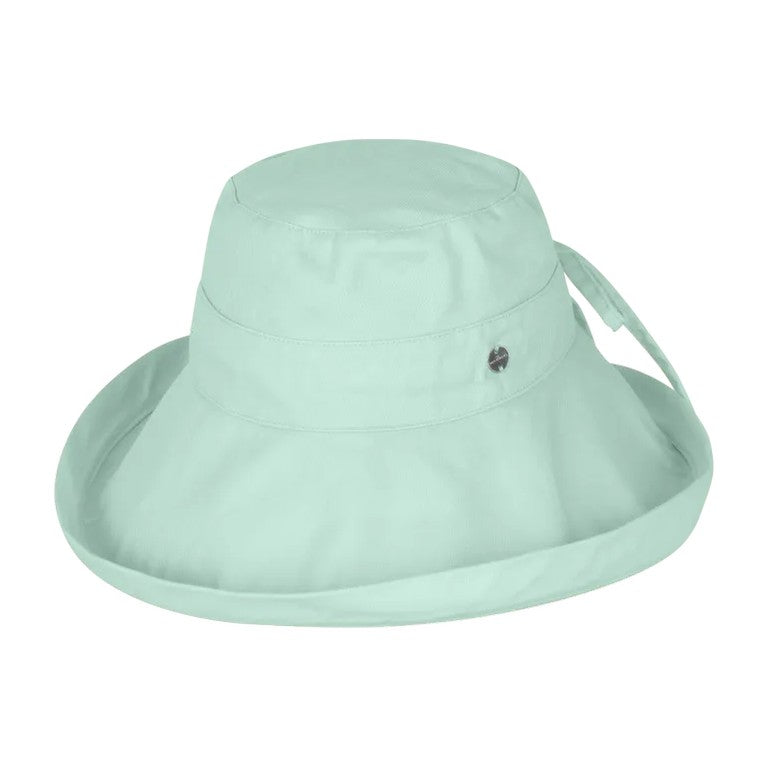 Kooringal Women's Upturn Hat Noosa Bay in Misty Jade, front