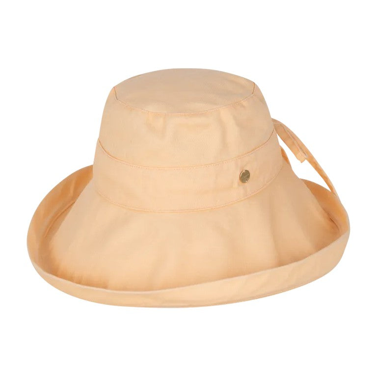 Kooringal Women's Upturn Hat Noosa Bay in Peach, front