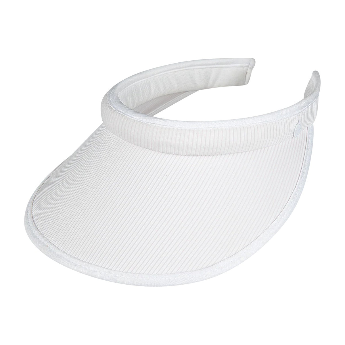 Kooringal Women's Visor Hat Elliston in White, front