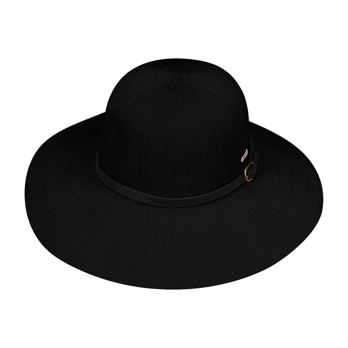Kooringal Women's Wide Brim Hat Leslie in Black, front