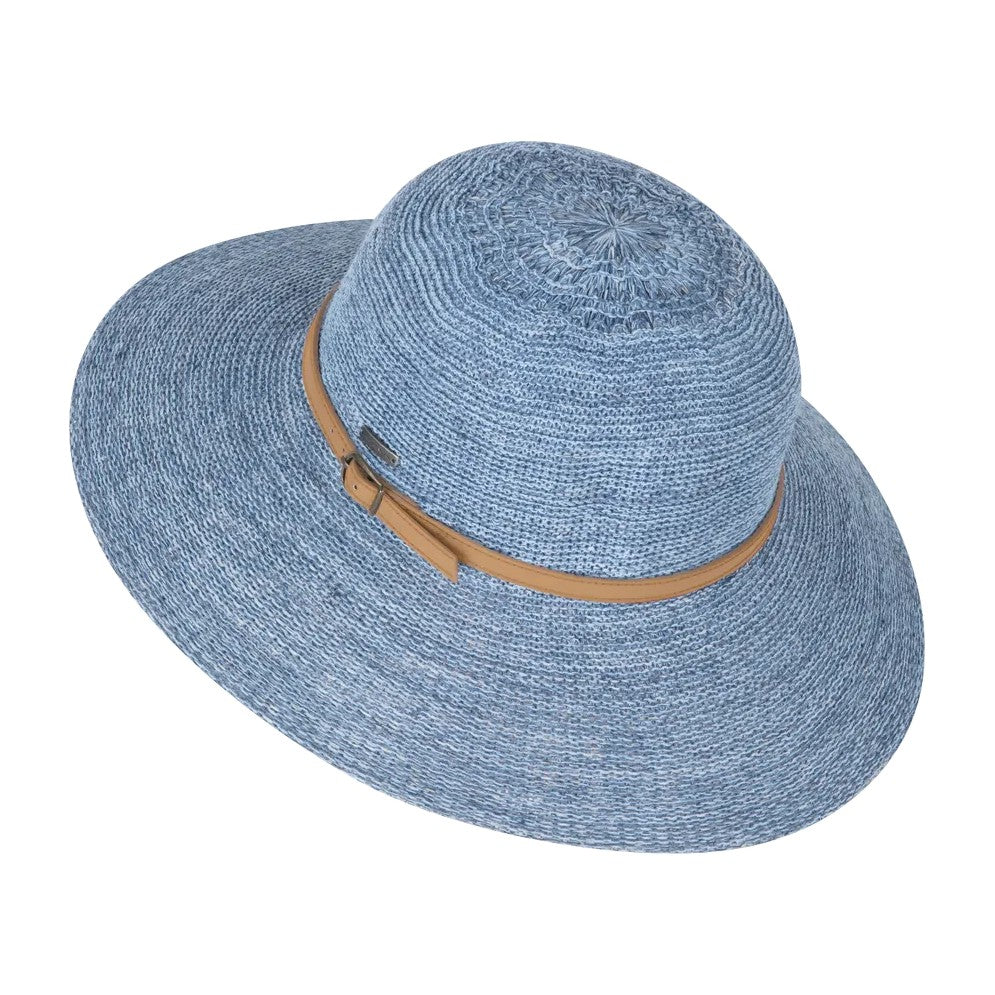 Kooringal Women's Wide Brim Hat Leslie in Powder Blue, view 4