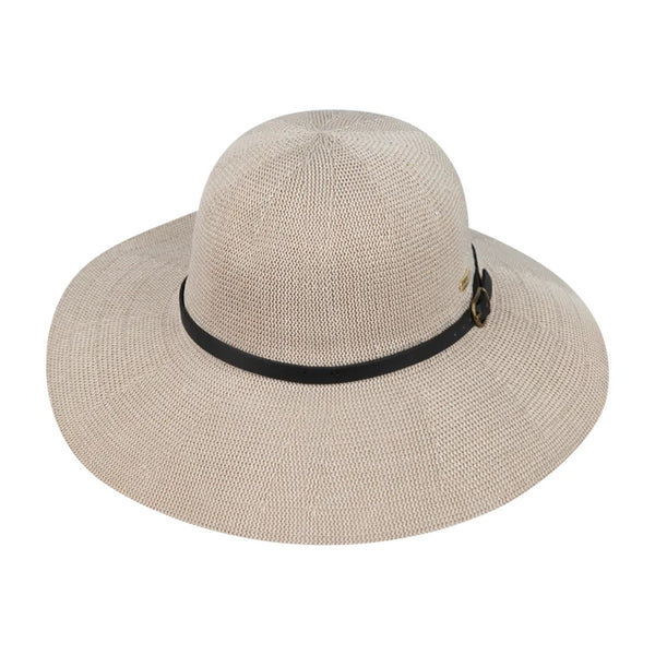 Kooringal Women's Wide Brim Hat Leslie in Taupe, front