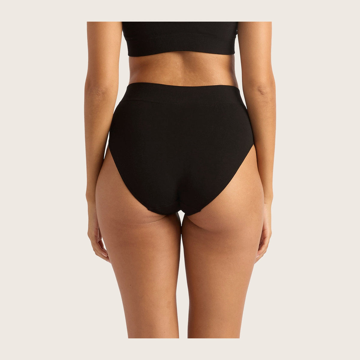 Women's Full Briefs in black, Boody organically grown bamboo