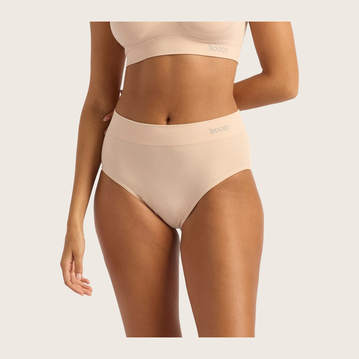 Women's Full Briefs in nude, Boody organically grown bamboo