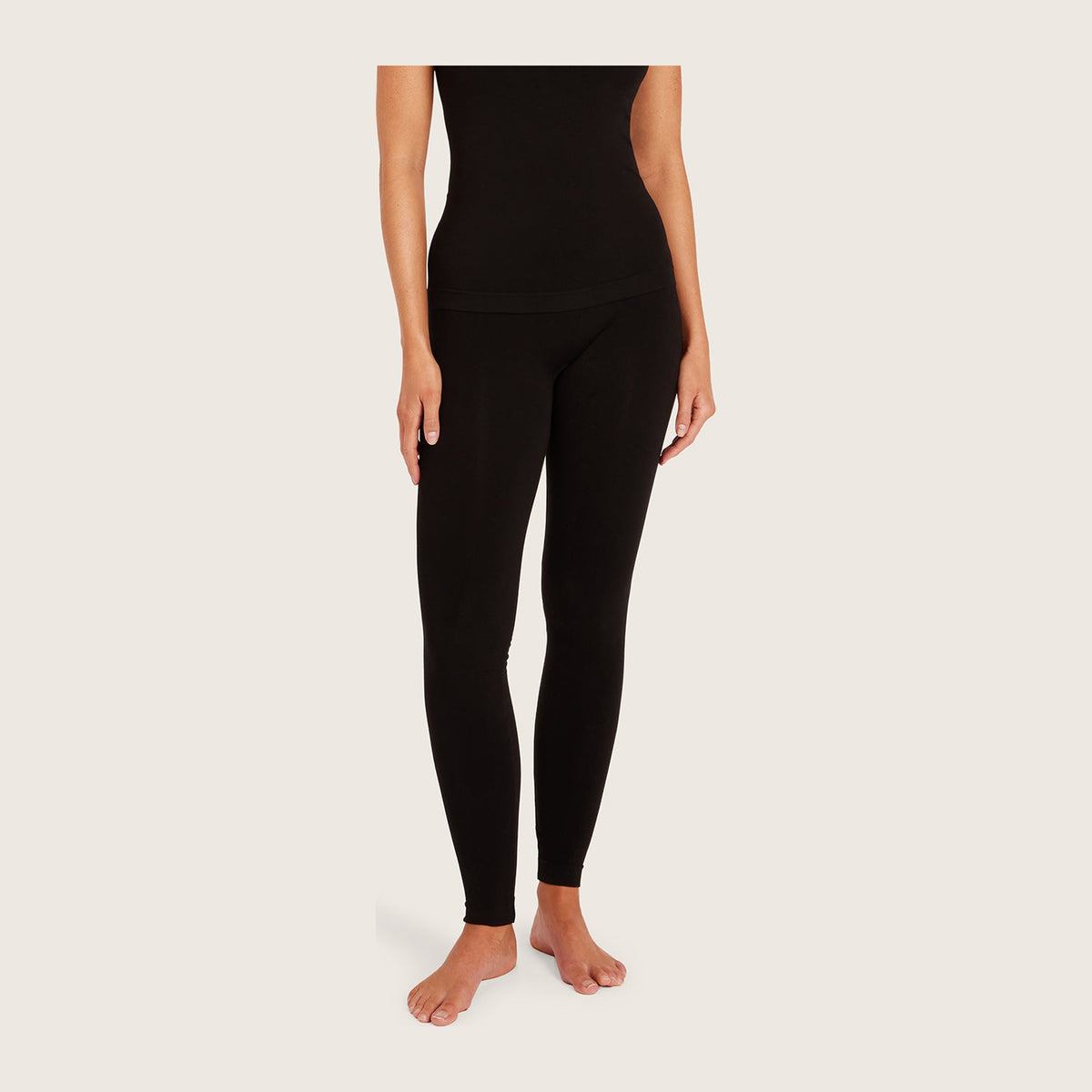 Women's Full Leggings in black, Boody organically grown bamboo