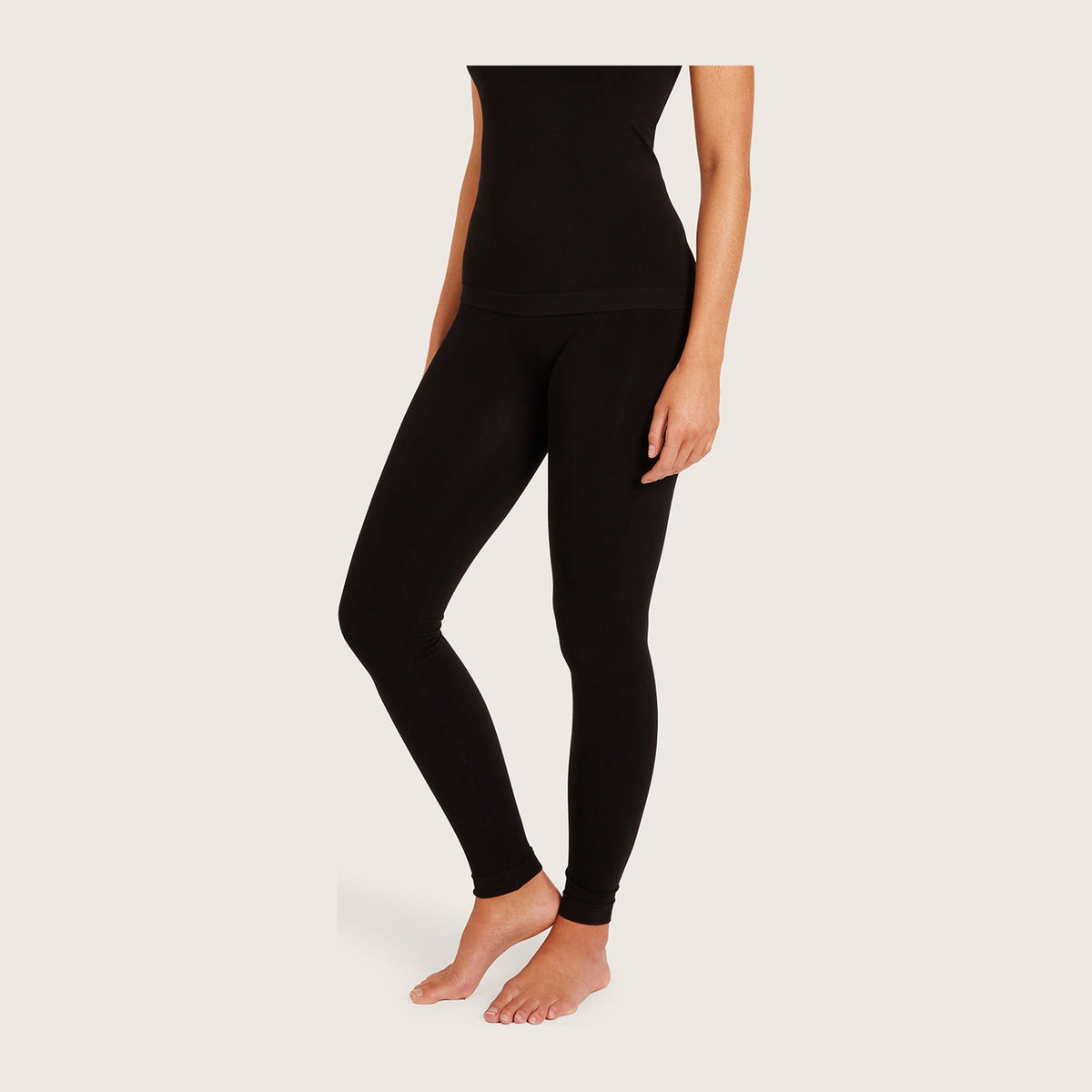 Women's Full Leggings in black, Boody organically grown bamboo