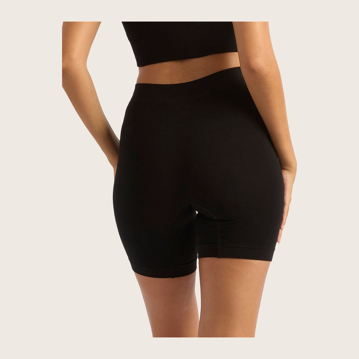 Women's Smoothing Shorts in black, Boody organically grown bamboo