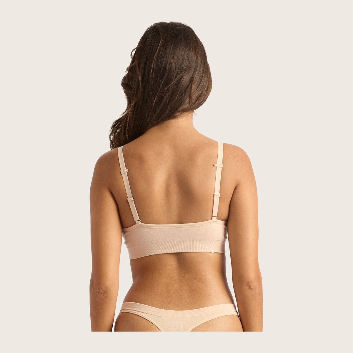 Women's Wireless T-Shirt Bra in nude, Boody organically grown bamboo