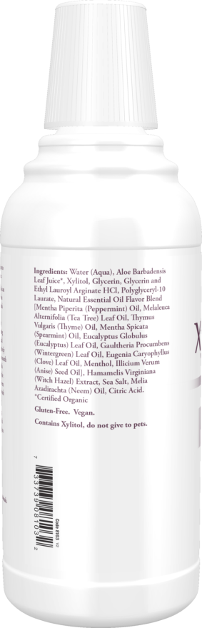 Image of XyliWhite Mouthwash, Neem & Tea Tree with Mint 473ml ingredients