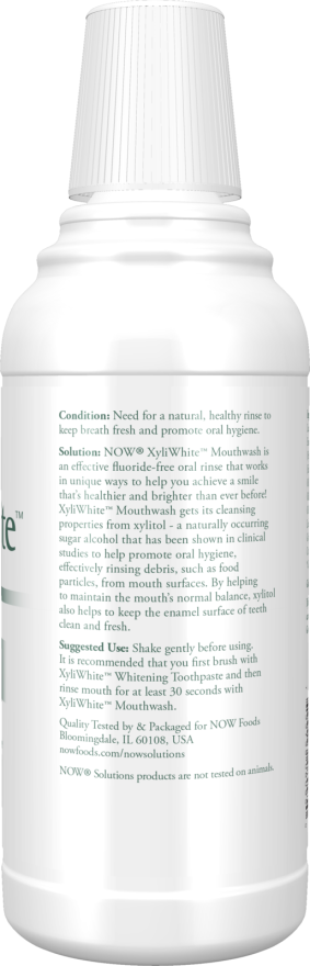 Image of XyliWhite Mouthwash, Refreshmint 473ml suggested usage