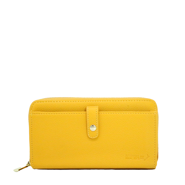 Fitzroy Ladies Wallet 20x11cm Mustard-Matakana Pharmacy