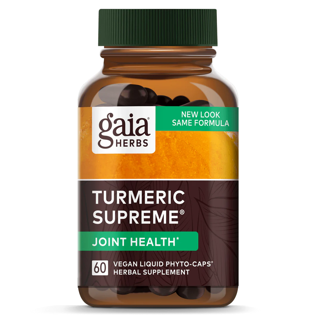 Gaia Herbs Turmeric Supreme Joint Health, front of pack