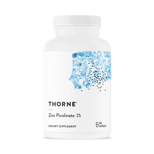 Zinc Picolinate 25 180 Capsules | THORNE-Thorne-Matakana Pharmacy