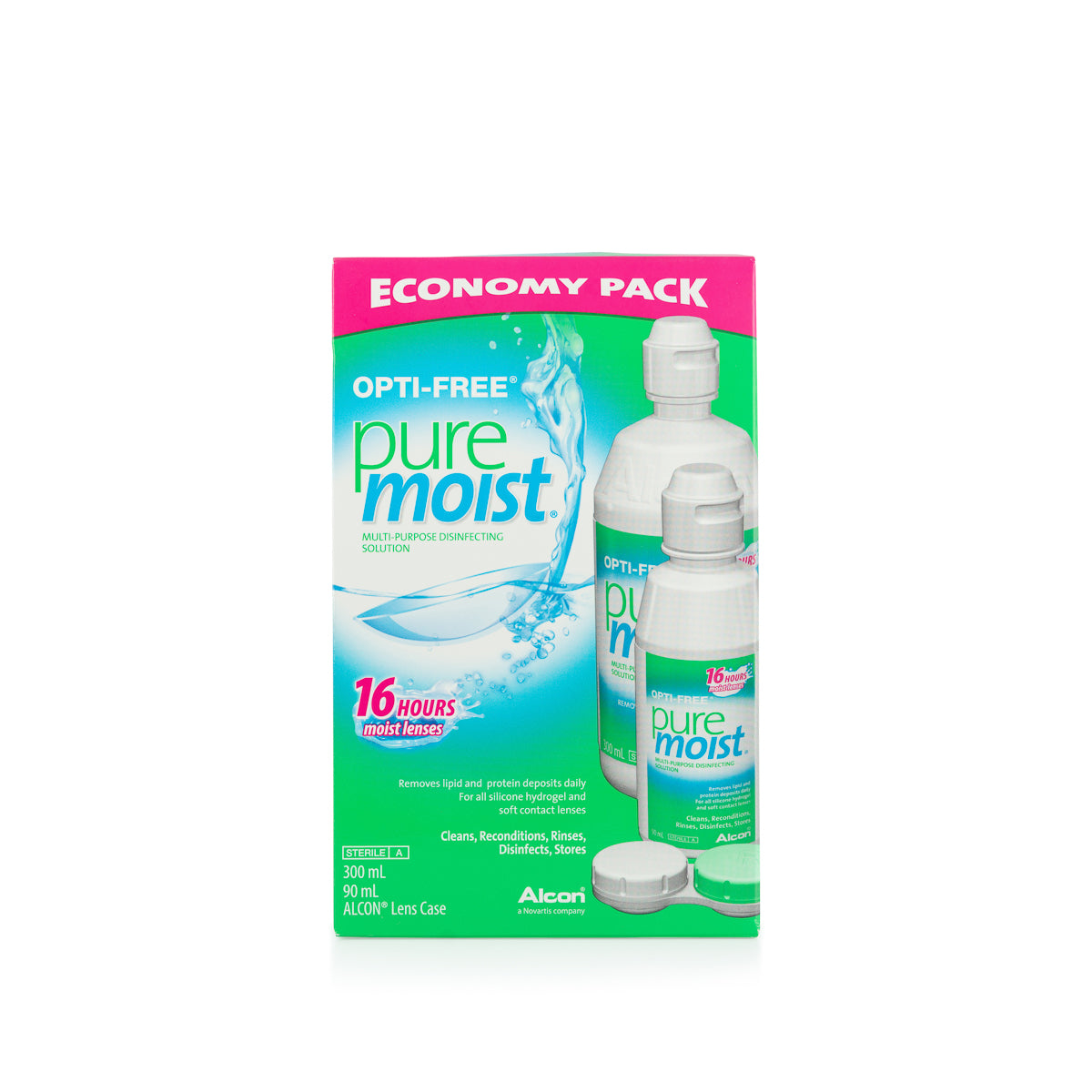 Optifree PureMoist 300ml+90ml-Matakana Pharmacy