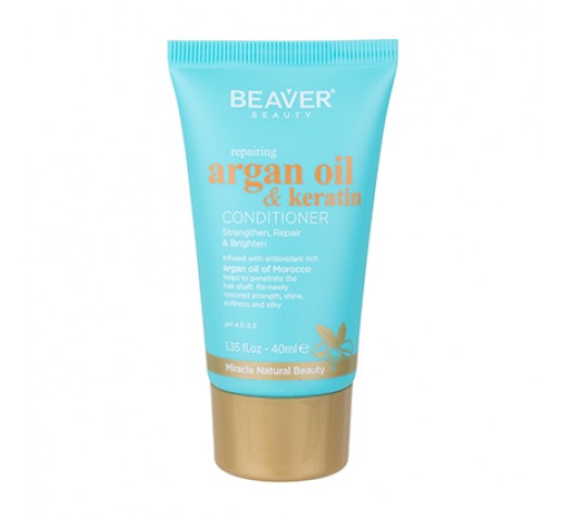 BEAVER Argan & Keratin Cond. 60ml-Matakana Pharmacy