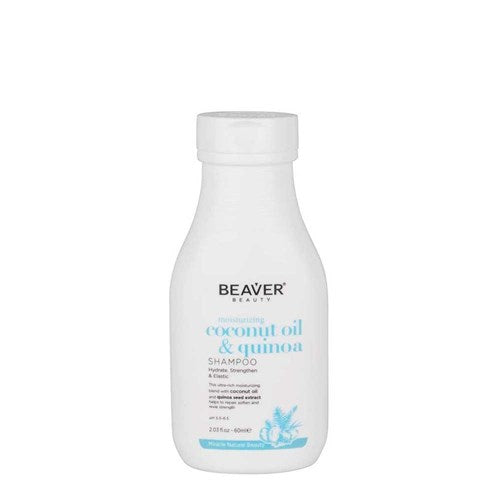 BEAVER Coconut Oil & Quinoa Shampoo Travel 60ml-Matakana Pharmacy