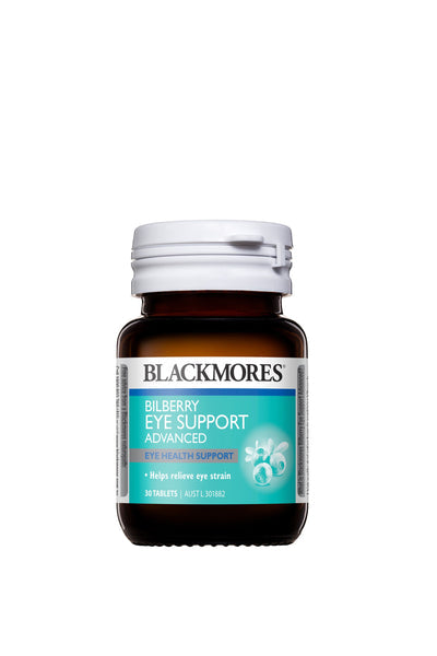 BLACKMORES Bilberry Eye Support Advanced 30tabs-Matakana Pharmacy