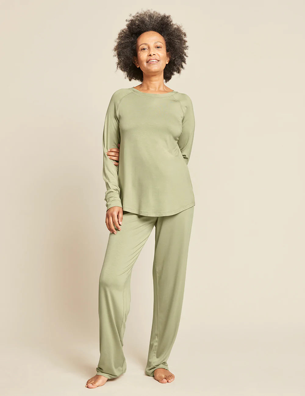 BOODY GoodNight Raglan SleepTop Sage XS-Matakana Pharmacy