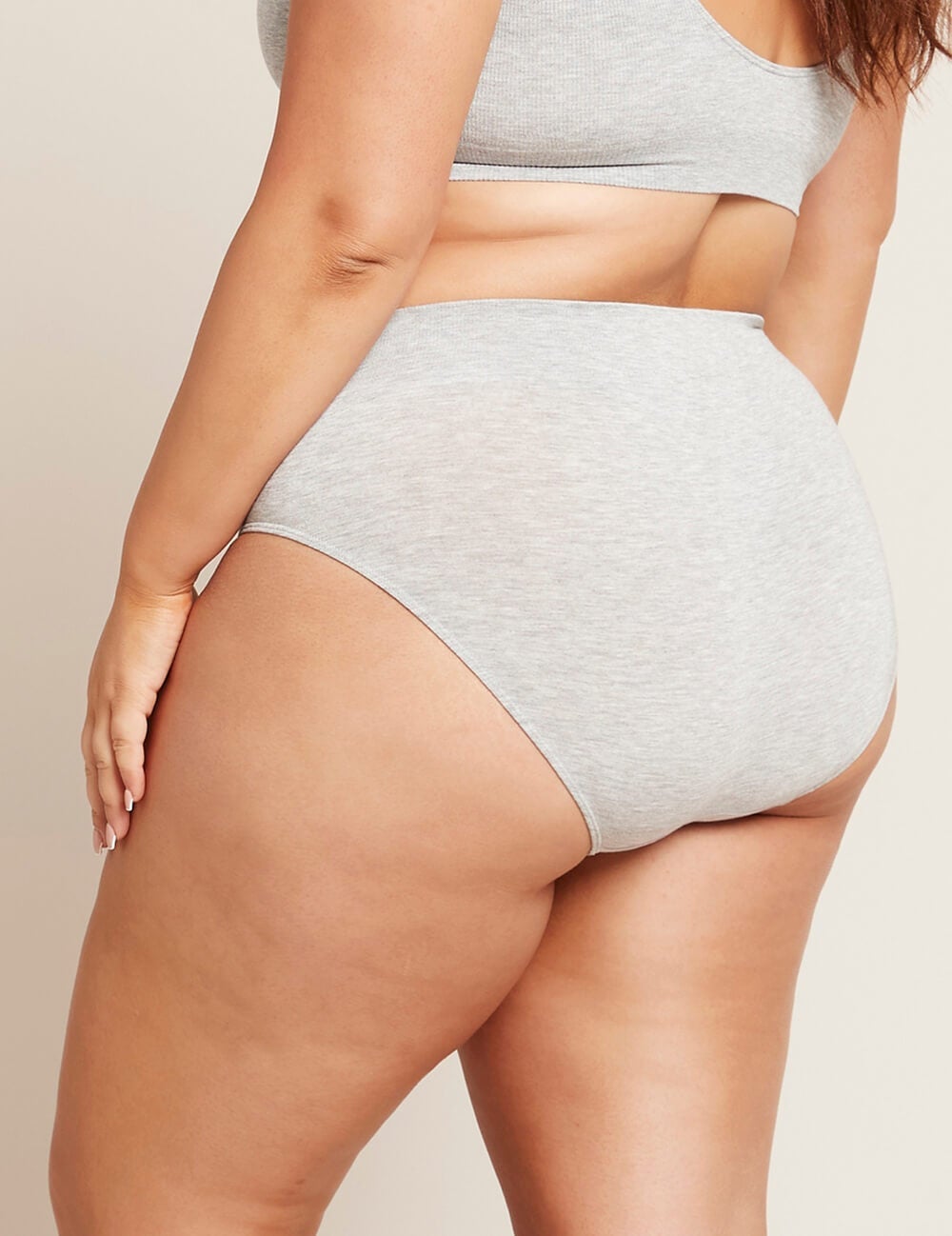 BOODY Women Full Brief Light Grey Marle-Matakana Pharmacy