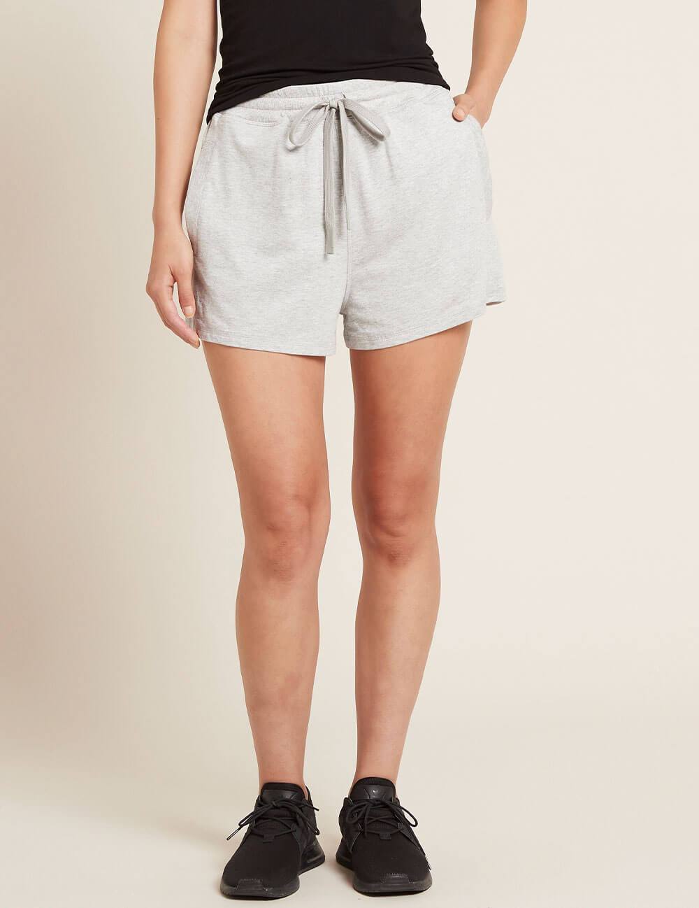 BOODY Womens Weekend Sweat Shorts Grey Marle Large-Matakana Pharmacy