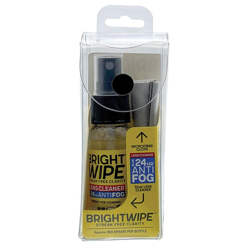 BRIGHTWIPE Antifog LensCare Kit 30ml-Matakana Pharmacy