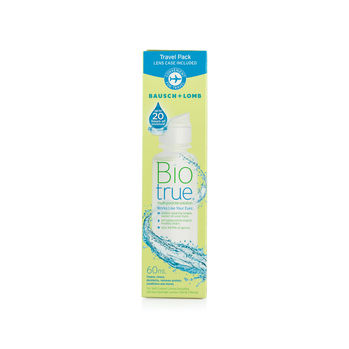 BAUSCH & LOMB Biotrue MPS Travel 60ml-Matakana Pharmacy