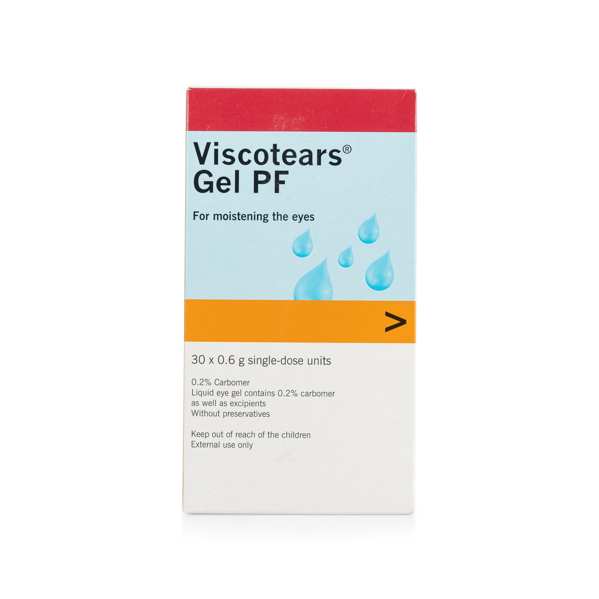 B&L Viscotears E/Gel 0.2% 0.6ml 30s-Matakana Pharmacy