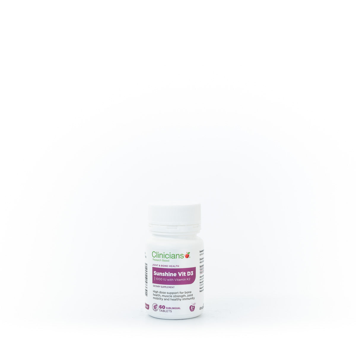Sunshine Vitamin D3 60 Tablets | Clinicians-Clinicians-Matakana Pharmacy