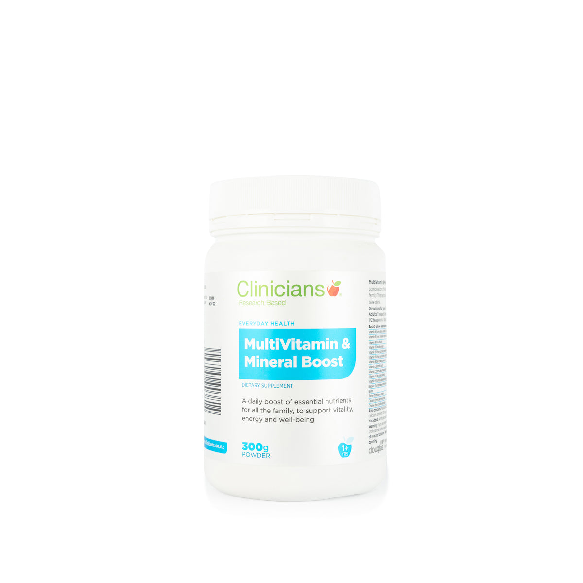 MultiVitamin & Mineral Boost Powder 300g | Clinicians-Clinicians-Matakana Pharmacy