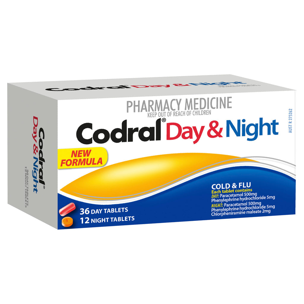 CODRAL PE Day & Night Tablets 48 Pack-Matakana Pharmacy