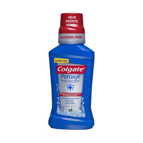COLGATE Peroxyl Mouthwash 236ml-Matakana Pharmacy