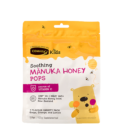 COMVITA Kids Manuka Honey Lollipops UMF10+ 15pk-Matakana Pharmacy