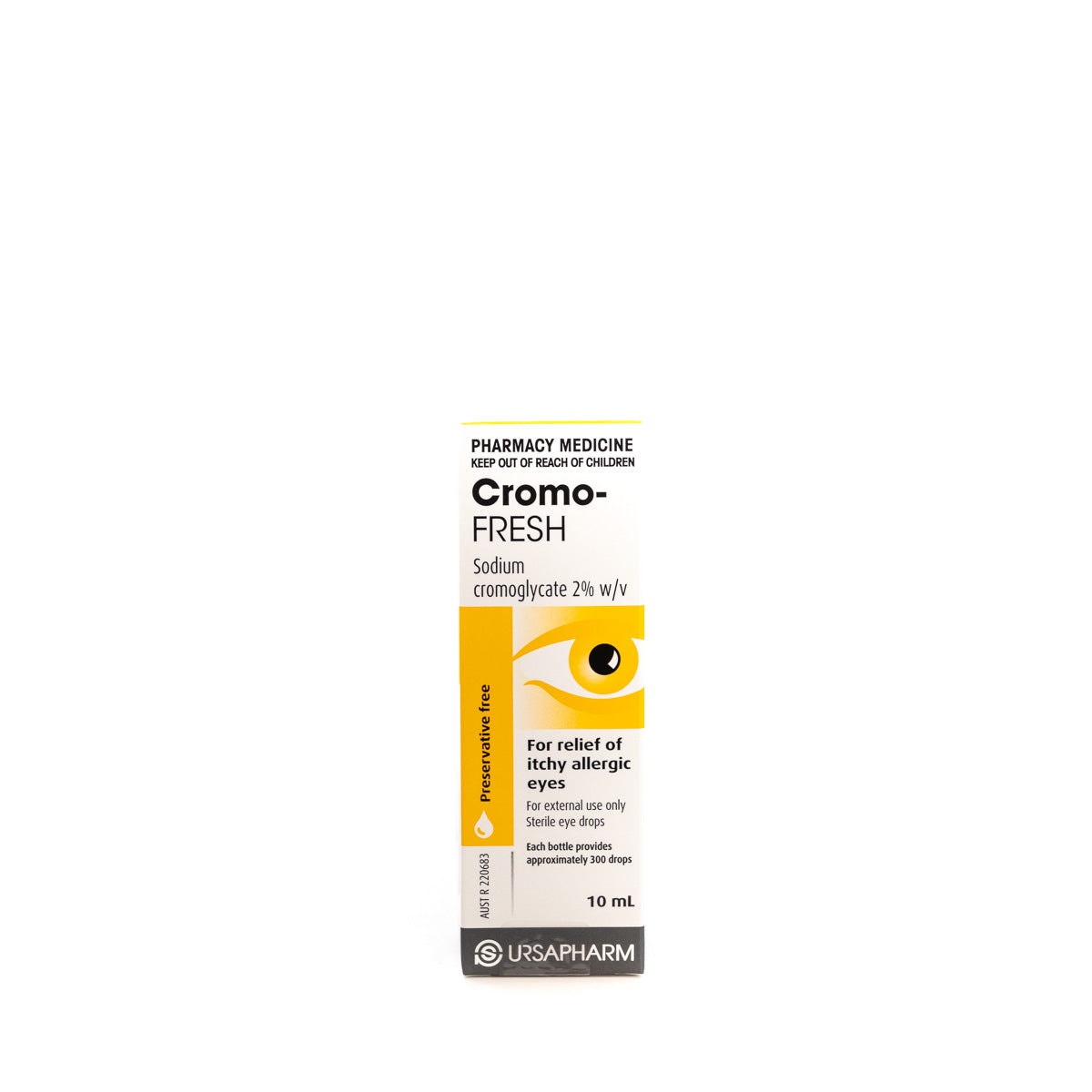 Cromo-Fresh Eye Drops 20MG/ML 10ml-Matakana Pharmacy